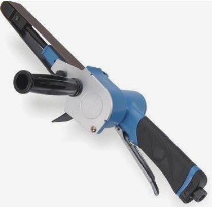 Rotary hand-held pneumatic tool